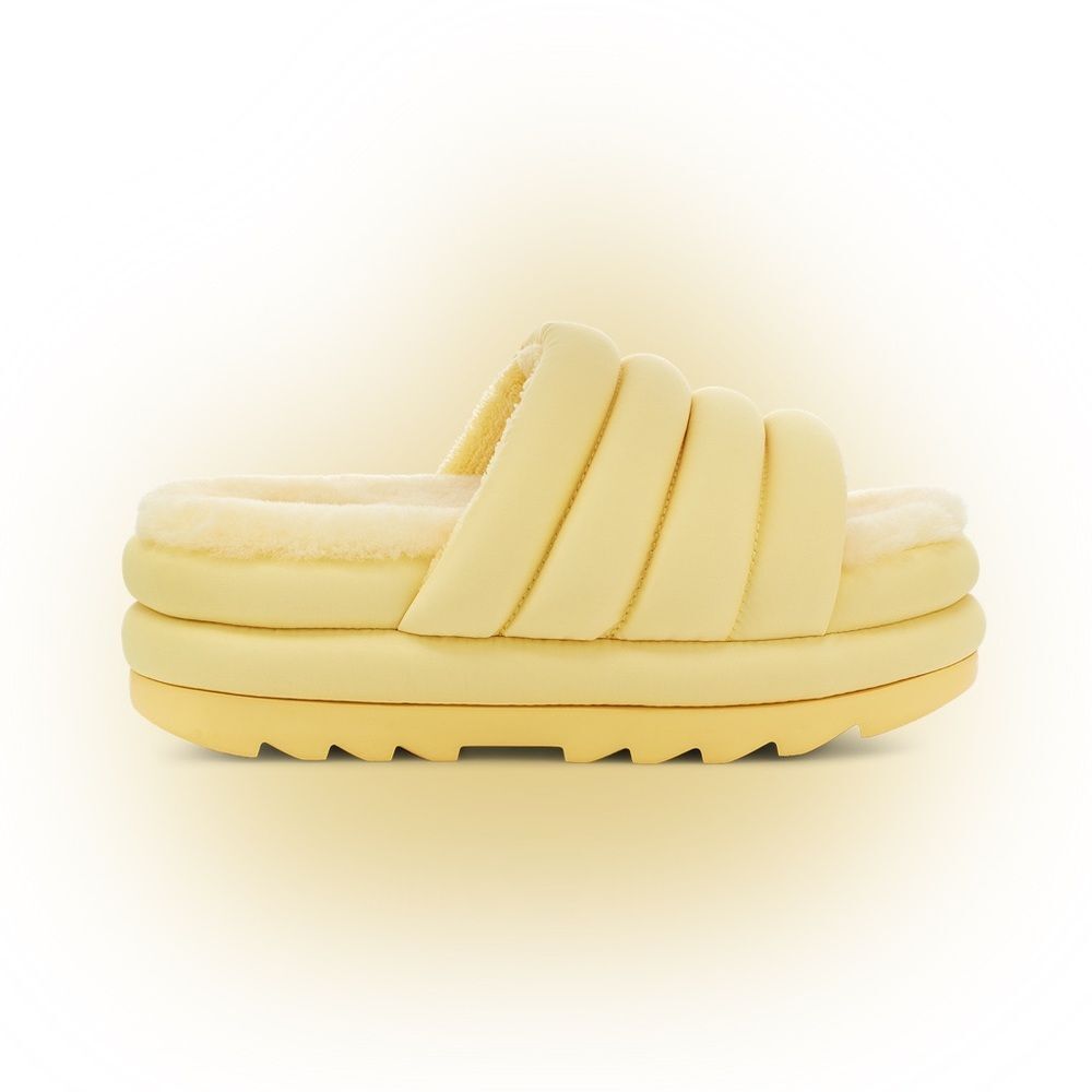 UGG MAXI SLIDE platform slippers yellow - Treadlite by Ugg